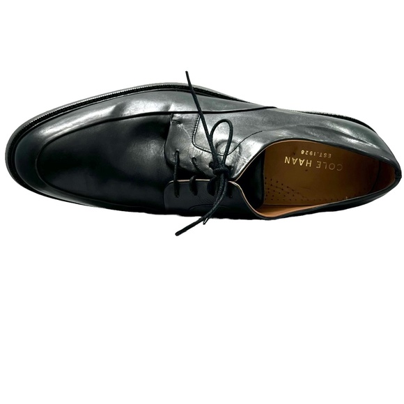 COLE HAAN BLACK WARREN APRON OXFORD LACE UP SHOE STYLE C20159 main image 4